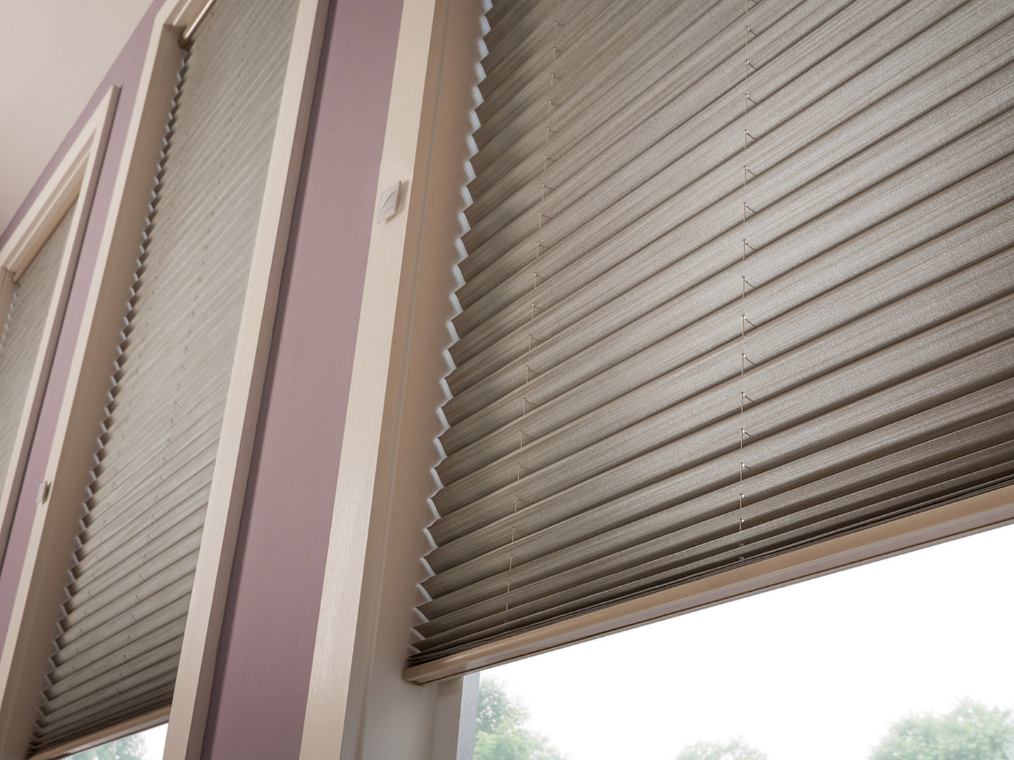 Pleated Window Shades