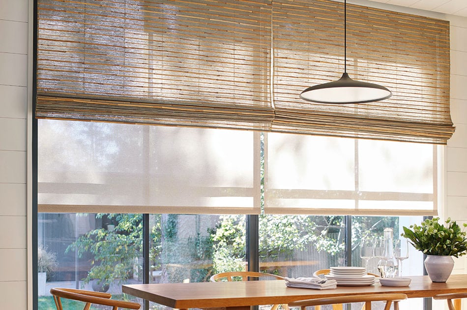 bamboo window shades