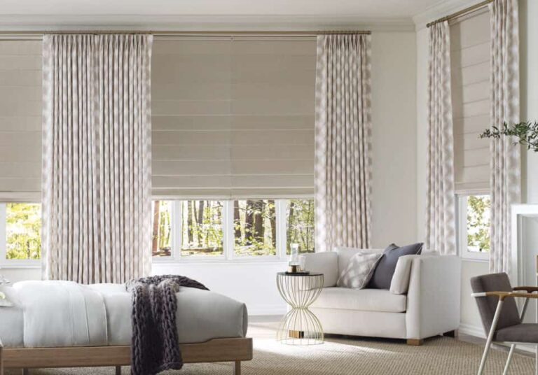 custom roman shades