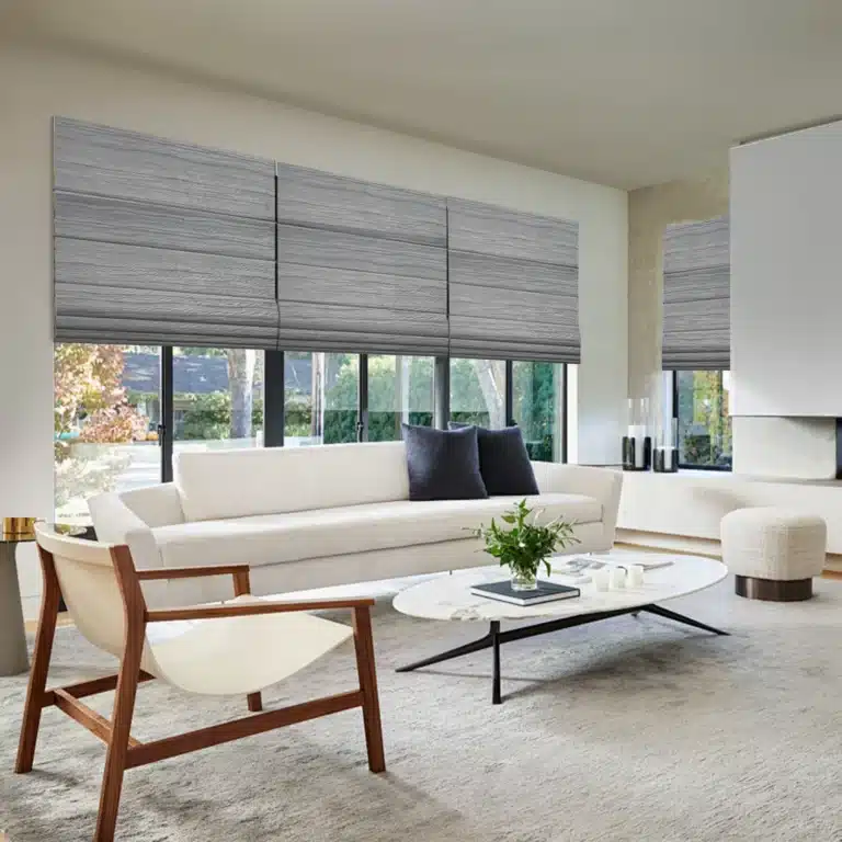 roman shades blackout